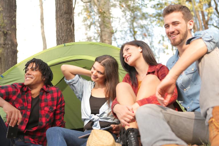 Why should you protect your skin when camping?